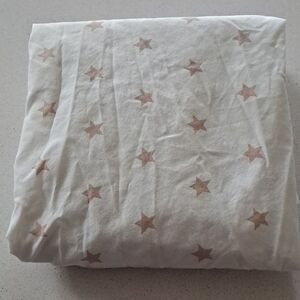 Pottery Barn Kids Sheet Classic Star Crib Size Toddler Bed Organic Cotton